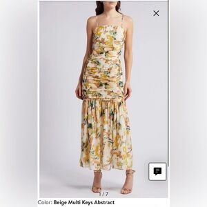 Chelsea28 Removable Strap Ruched Dress